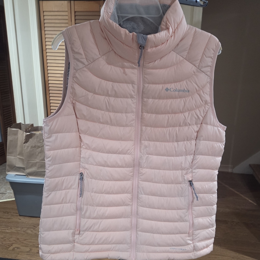 Columbia Pink Puffer Vest